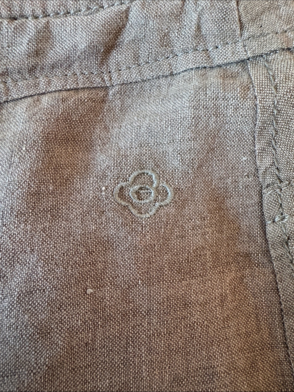 Relaxed Linen Drawstring Trousers - Picture 7 of 7
